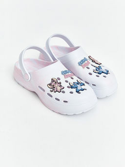 Lilo & Stitch Bask?l? K?z ?ocuk Plaj Sandaleti