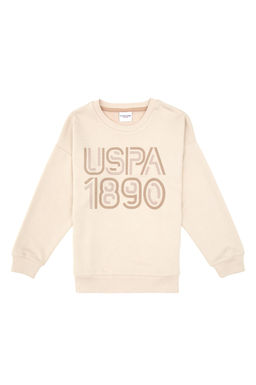 K_z _ocuk Bej Pijama Tak_m_ Sepette S_rpriz _ndirim - U.s. polo assn фото 2