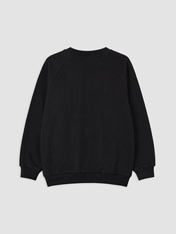 Bisiklet Yaka Be?ikta? Nak??l? Erkek ?ocuk Sweatshirt