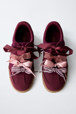 BOW DETAIL TRAINERS - Zara фото 5