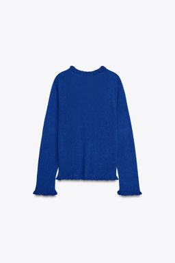 RUFFLE TRIM CARDIGAN - Zara фото 5