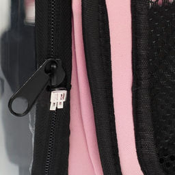 Переноска для животных прозрачная, 42*32*28 см, розовая - Пижон фото 11