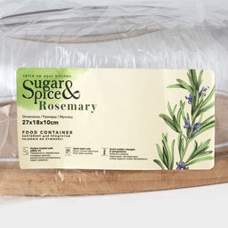 Хлебница Rosemary, 27×18.5×10 см, пластик, деревянное дно