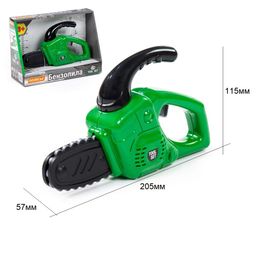 Бензопила зеленая (92120) в коробке 23*8,5*16,5см, Полесье