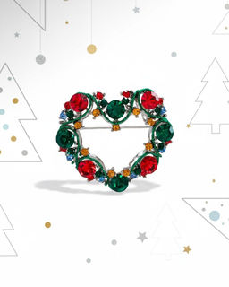 Брошь Новогодний стиль