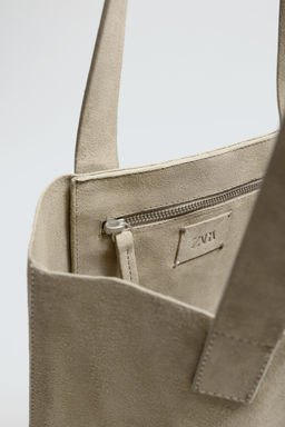 LEATHER TOTE BAG - Zara фото 6