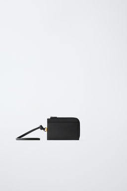 RUBBERISED LANYARD WALLET