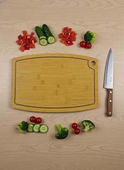 Цена за 2 шт. Доска разделочная "Бочка" 24*34*0.8см OLS-129-2