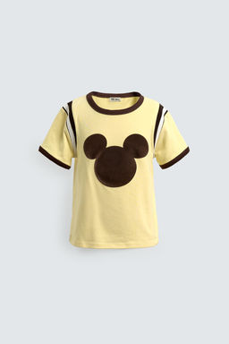 RIB T-SHIRT WITH CONTRAST TEXT HARRY LAMBERT FOR ZARA X DISNEY