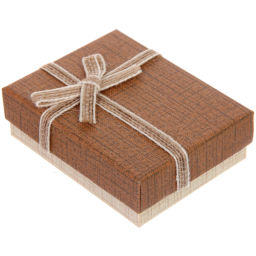 Цена за 4 шт. Коробка подарочная "Moment" 9*7*3 см, Коричневый