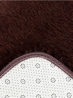 Ковер с ворсом «Этель», 50×80 см, коричневый