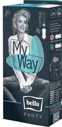 ### BELLA прокладки ежеднев. PANTY My Way (20шт) sensitive