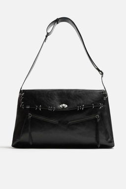 RING DETAIL SHOULDER BAG