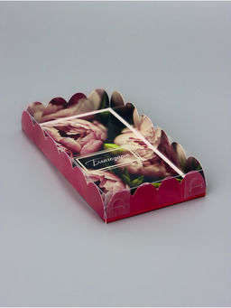 Цена за 5 шт. Коробка для печенья, «Цветочки», 10.5×20×3 см