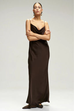 Платье-комбинация на тонких бретелях Choco