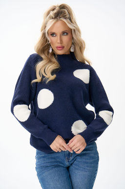 Свитер Зои (синий) - Эльза фото 4