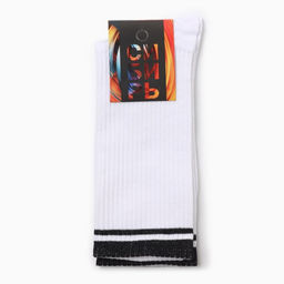 Цена за 2 шт. Носки женские, белые, чёрные, размер 23