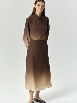 Emka / Юбка миди с градиентом фото 2