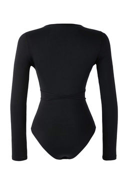 Kahverengi Duz V Yaka Uzun Orme Sandy Body TPRAW26BD00028 - Trendyolmilla фото 8