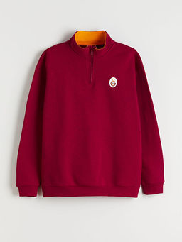 Dik Yaka Galatasaray Bask?l? Erkek ?ocuk Sweatshirt