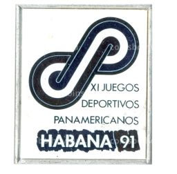 Значок Куба -Гавана  XI Панамериканские игры