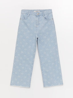 Wideleg K?z ?ocuk Jean Pantolon