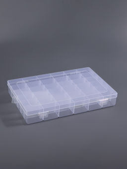 Органайзер для хранения мелочей, 36 ячеек, 27.3×17.5×4.5 см, прозрачный