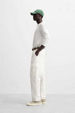 BASIC SLIM FIT T-SHIRT - Zara фото 5