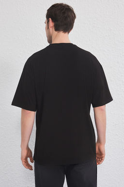 TRENDYOL MAN Ekru-Siyah Oversize/Genis Kesim 2li Paket Cizgi Bask?l? %100 Pamuk T-Shirt TMNSS25TS00210 - Trendyolmilla фото 6