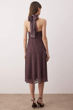 Murdum Duz Orme Maxi Astarl? Elbise TPRAW26EL00125 - Trendyolmilla фото 5