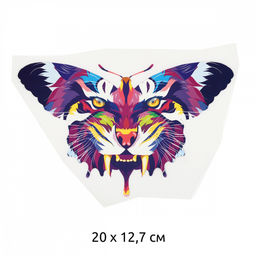 Термотрансфер арт.TBY.1327 Лев 20х12,7см, уп.10шт