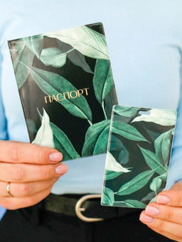 Держатель для карт Tropical leaves (6,5 х 10,4 см)