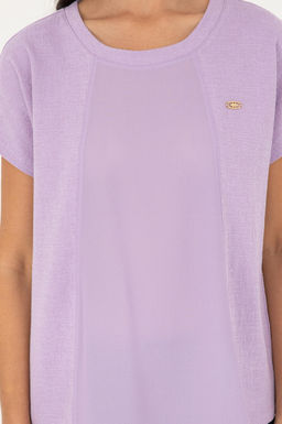 U. S. Polo Assn / Женская сиреневая футболка - U.s. polo assn фото 6