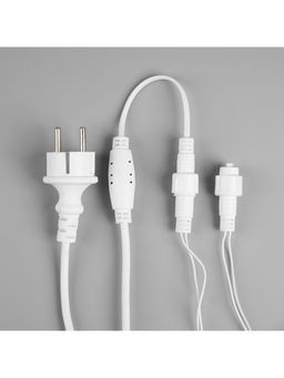 Гирлянда «Бахрома» 25 × 0.7 м, IP44, УМС, белая нить, 450 LED, свечение белое, мерцание, 220 В