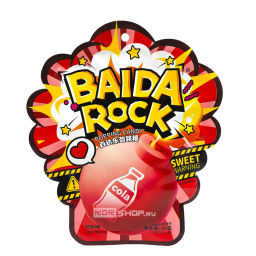Карамель взрывная со вкусом колы Popping Candy Baida Rock, Китай, 30 г Акция