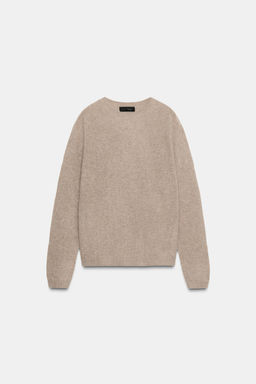 WOOL AND CASHMERE LONG SLEEVE JUMPER - Zara фото 3