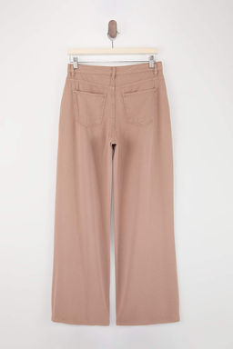 Tas DOKUMLU Tencel Kar?s?ml? Yuksek Bel Wide Leg Jeans TWOSS26JE00171 - Trendyolmilla фото 12