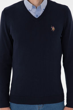 Мужской темно-синий базовый свитер Неожиданная скидка в корзине - U.s. polo assn фото 13
