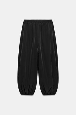 PANTAL?N NYLON BOMBACHO / Negro - Zara фото 4