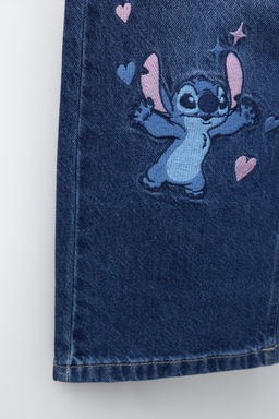 LILO & STITCH DISNEY EMBROIDERED WIDE-LEG JEANS - Zara фото 4