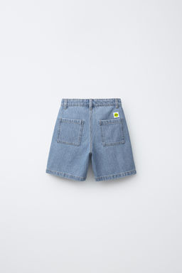 BERMUDA DENIM RAYAS PENN  / Azul claro - Zara фото 2