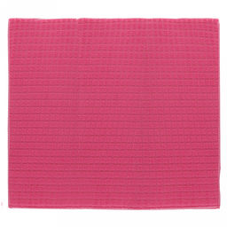 Коврик для сушки посуды "Вафелька" 40х49см, микрофибра, поролон, фуксия (Китай)