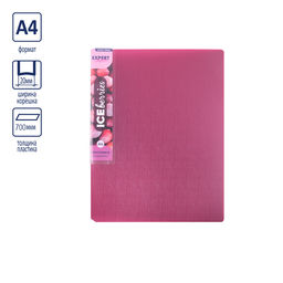Expert Complete Trend ICEberries Папка с металлическим прижимом A4 700 мкм 20 мм лён 1 шт. лёд EC210720074