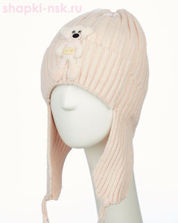 01-29-R Ушанка для девочки флис (48-52)