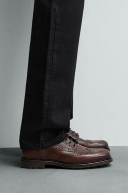 ZAPATO PIEL VESTIR / Marr?n - Zara фото 2
