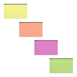 Папка на молнии 90*70мм ErichKrause "Fizzy Neon" (54972) ассорти