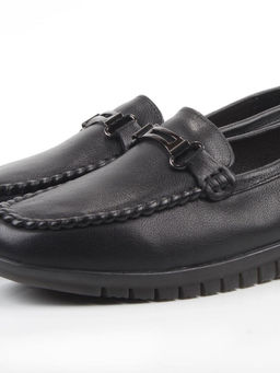 06-DYL121-1 BLACK Туфли женские (натуральная кожа)