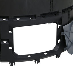 Компостер пластиковый, 800 л, 78×108×108 см, чёрный