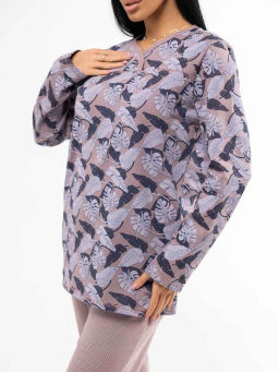 Пижама женская, цвет бежевый