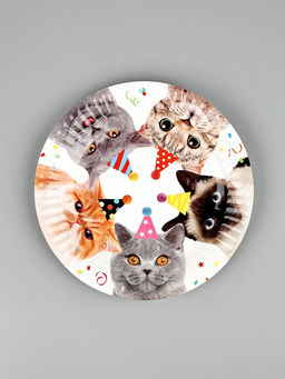 Тарелка одноразовая «Котики», 17 см 6 шт.